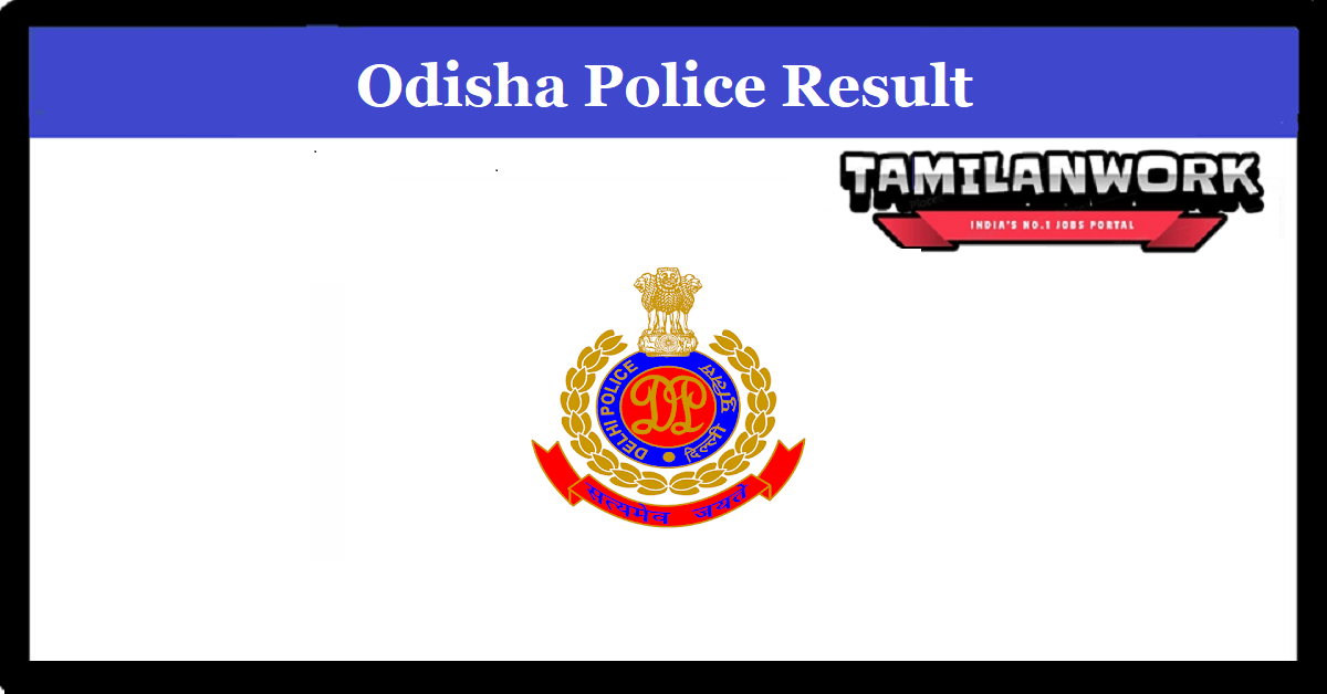 Odisha Police ASI Result 2022