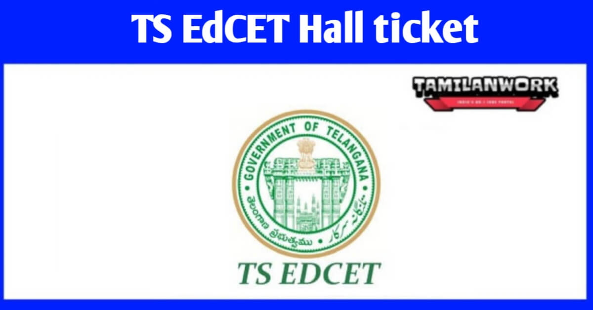 TS EdCET Hall ticket 2022