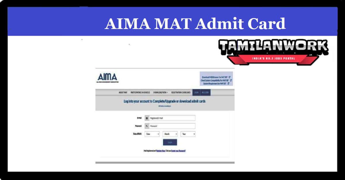 AIMA MAT Admit Card 2022