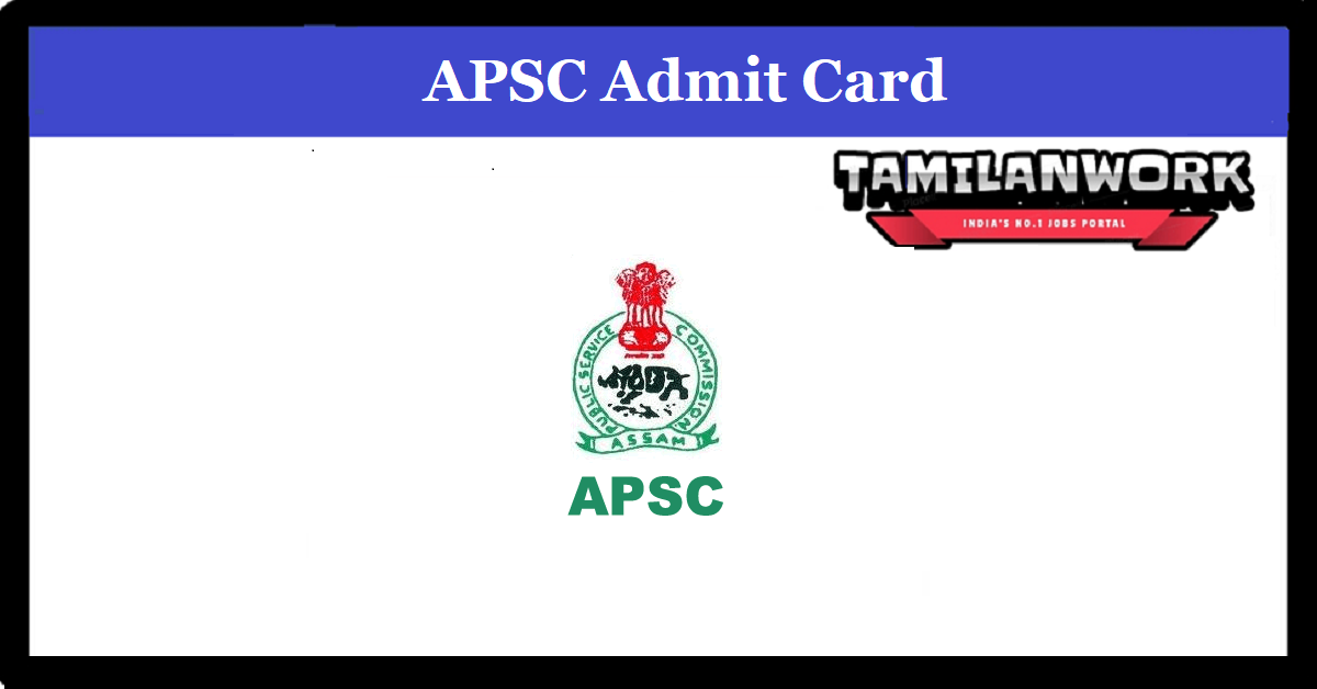 Assam PSC ASCO Admit Card 