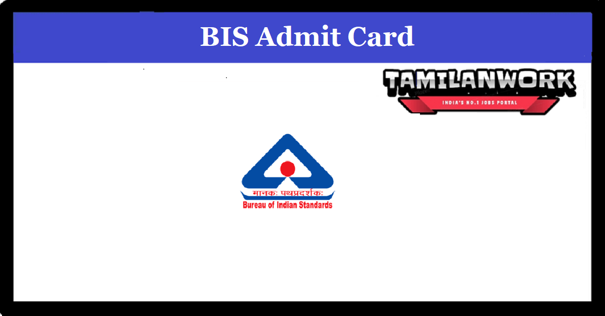 BIS Admit Card