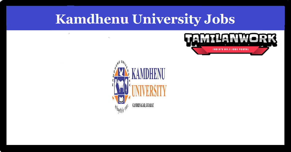 Kamdhenu University Recruitment