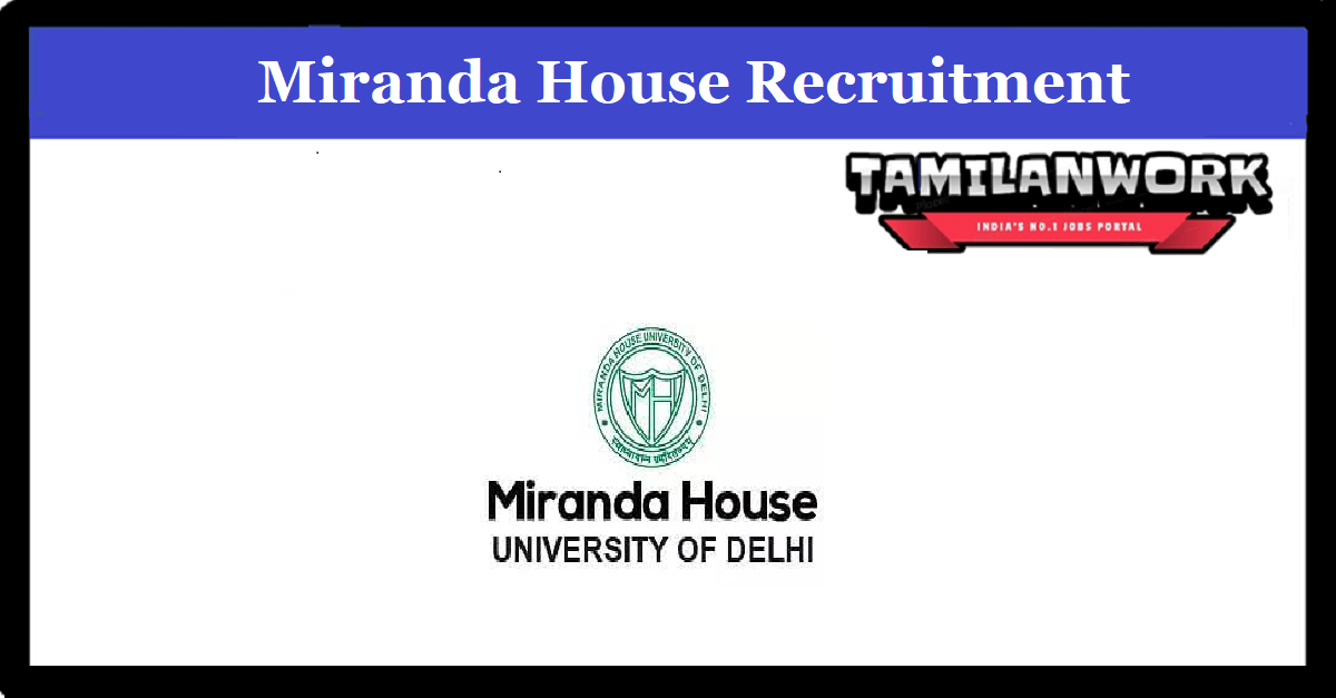 Miranda House Recruitment