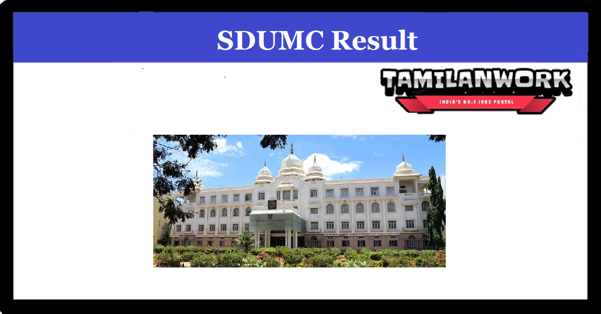 SDUMC B.Sc Result 2022