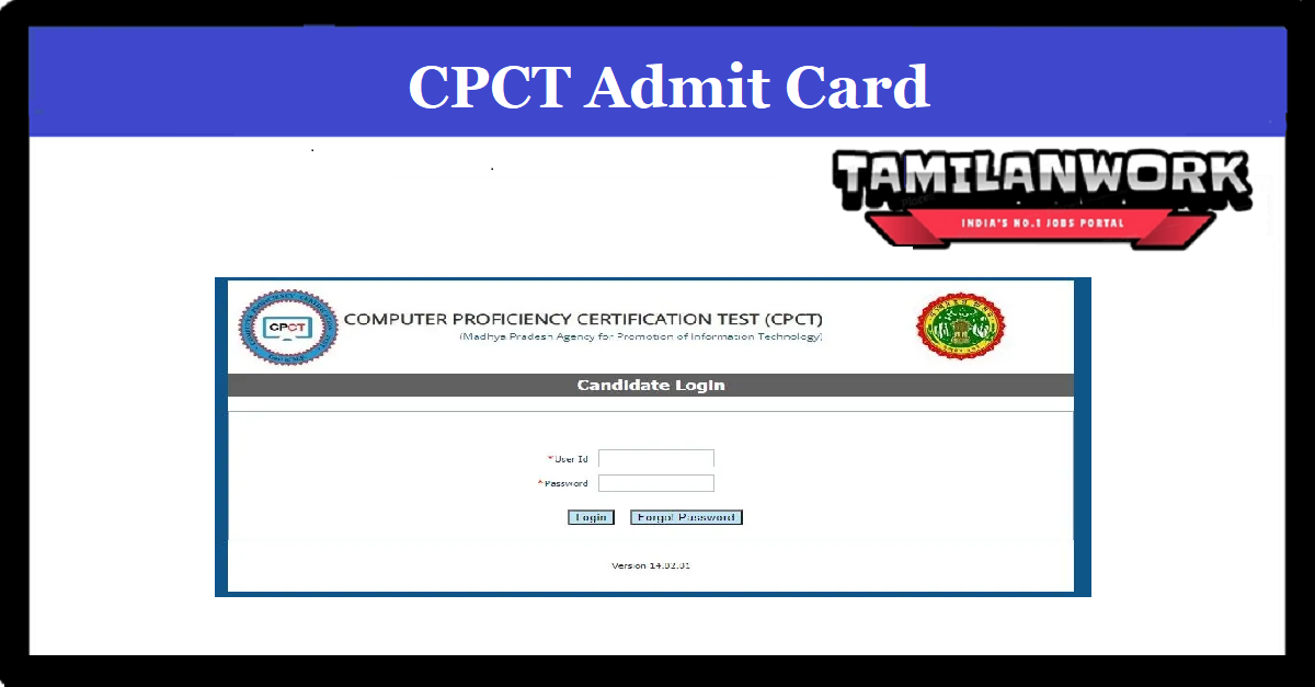 CPCT Admit Card