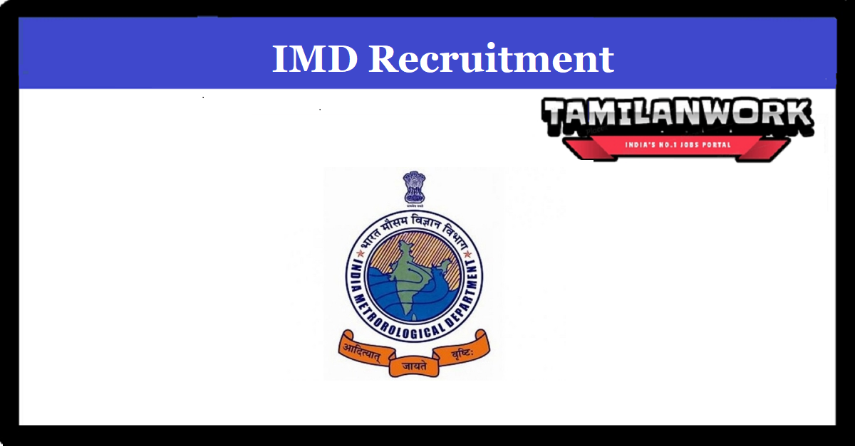 IMD Recruitment