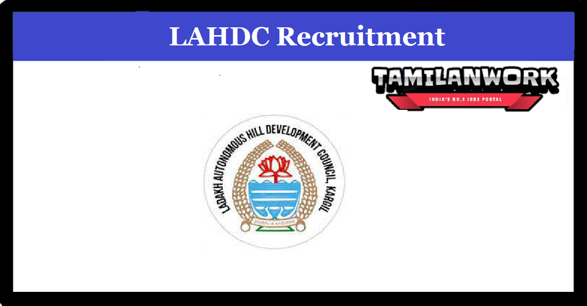 LAHDC Recruitment