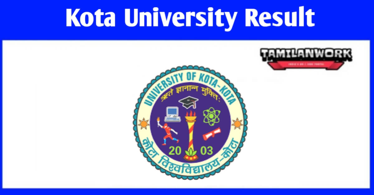Kota University BSc 3rd Year Result