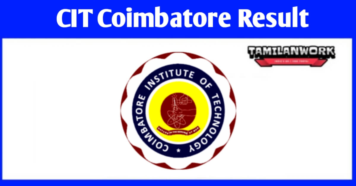 CIT Coimbatore College Result