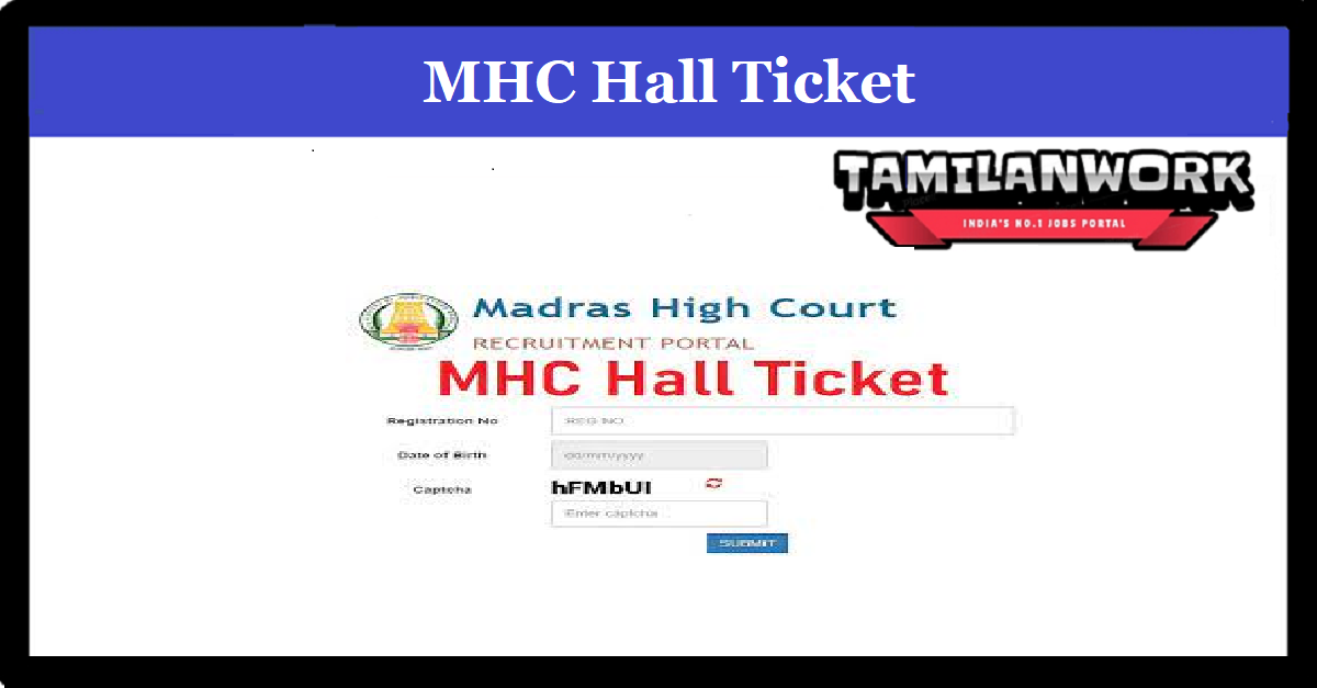 MHC Hall Ticket
