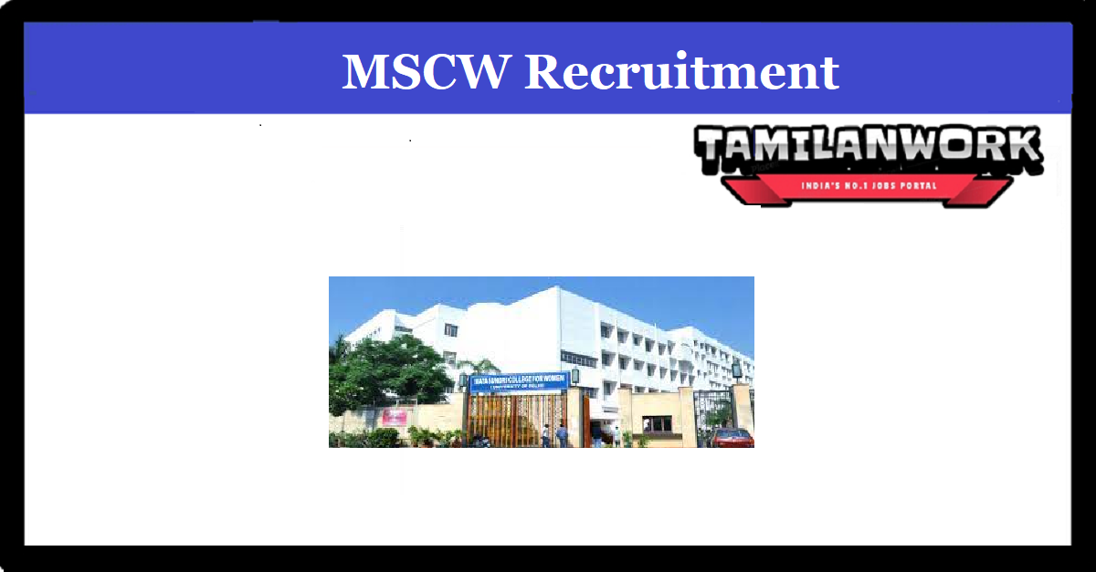 MSCW Recruitment