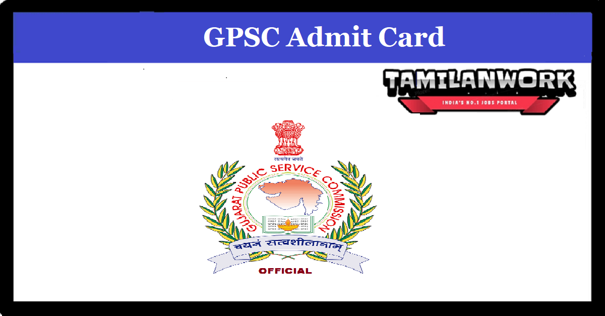 GPSC Chief Officer Class 3 Call Letter 2022