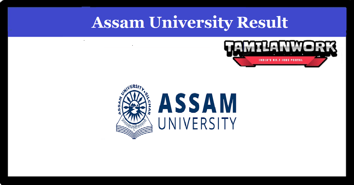 Assam University PG Merit List
