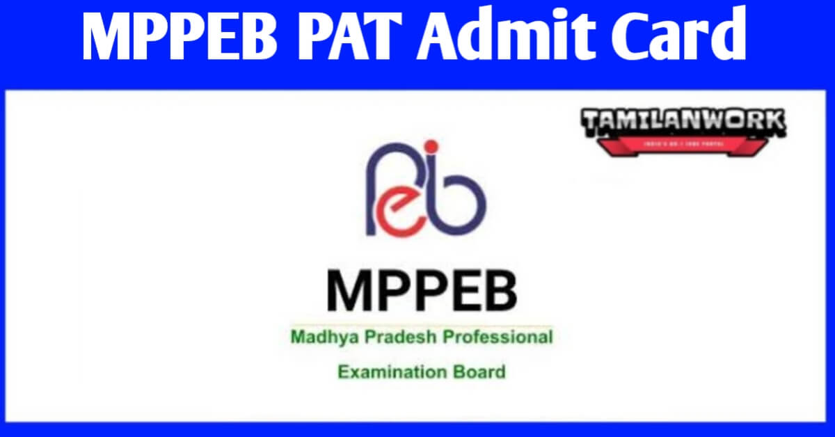 MPPEB PAT Admit Card