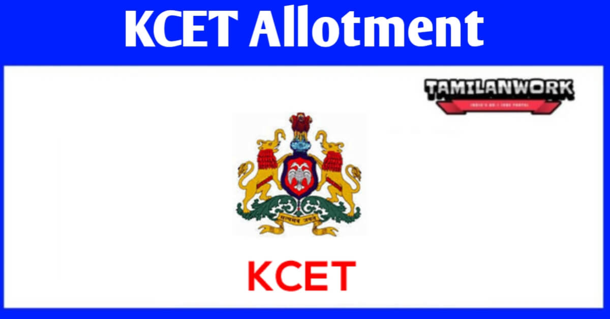 KCET First Round Seat Allotment