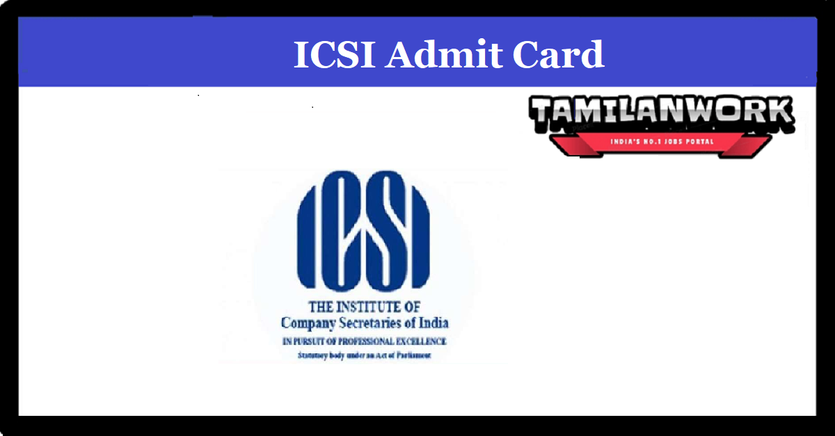 ICSI CSEET Admit Card