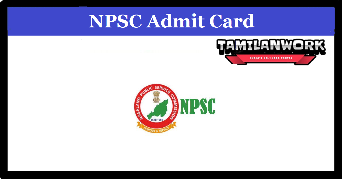 NPSC Preliminary  Admit Card 2022