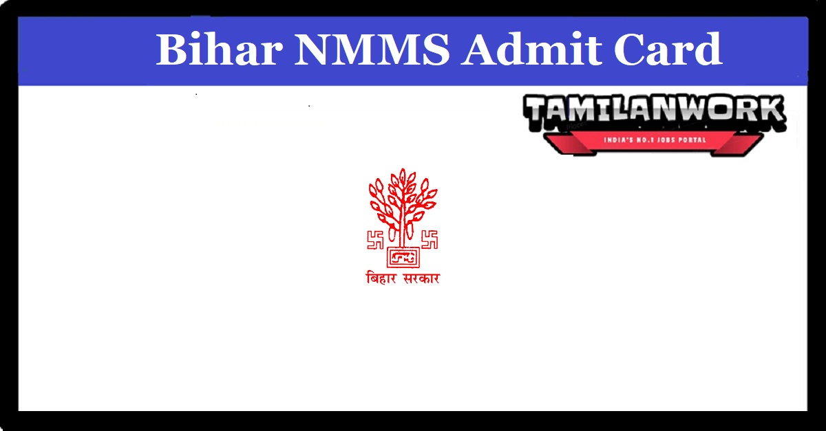 Bihar NMMS Admit Card