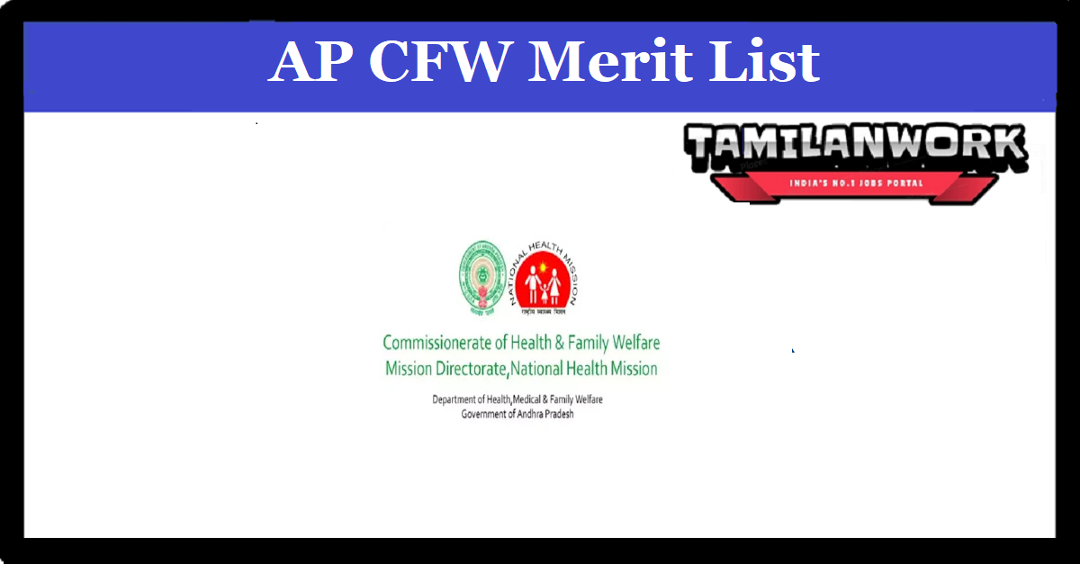 CFW AP Staff Nurse Merit List 2022