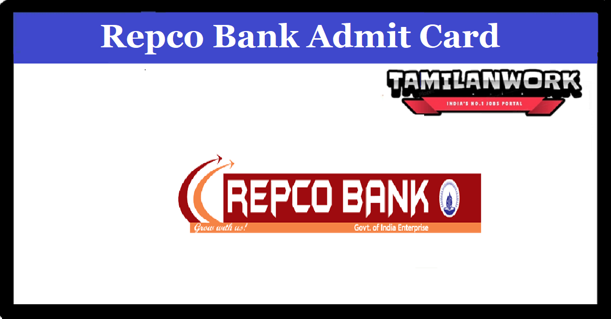 Repco Bank JA Admit Card 2023