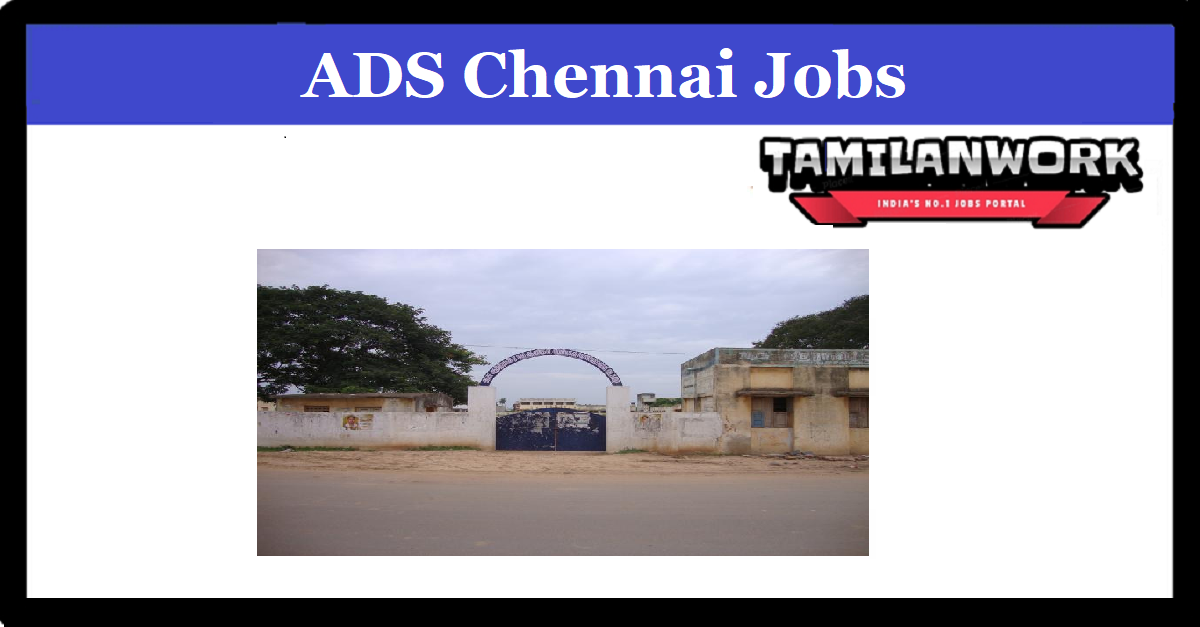 Adi Dravidar School Chennai Recruitment