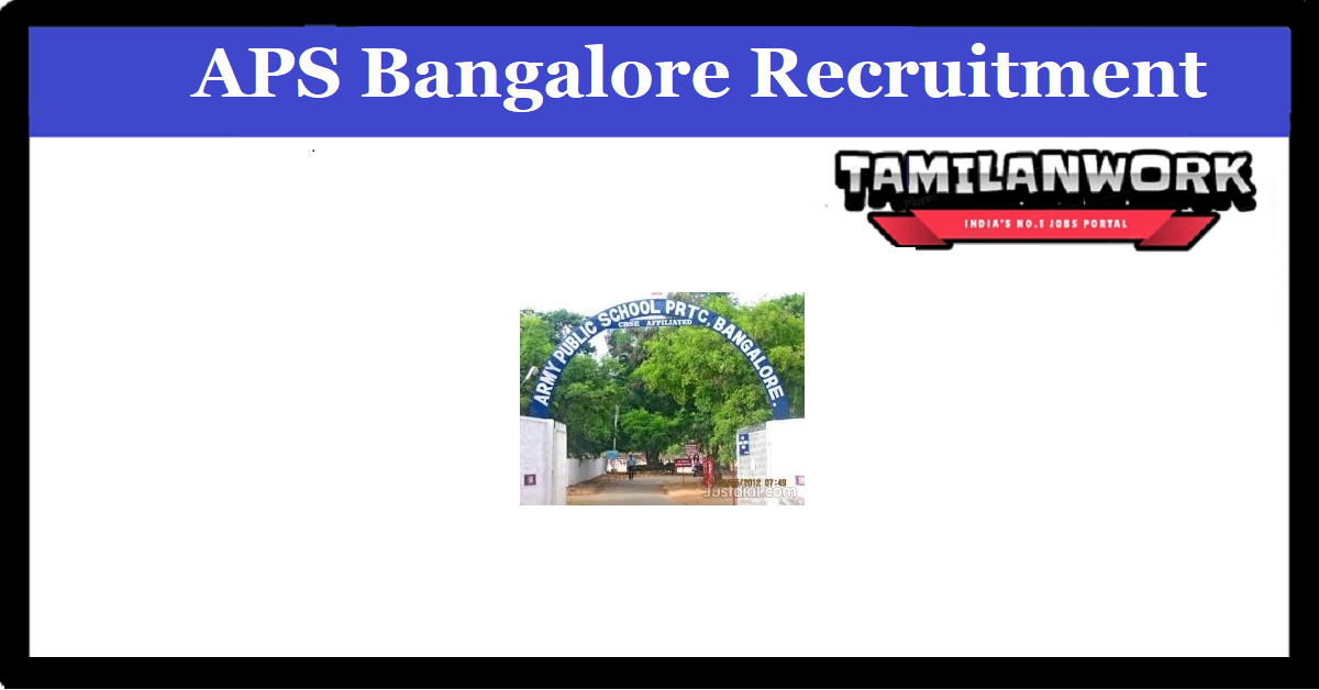 APS Bangalore Recruitment