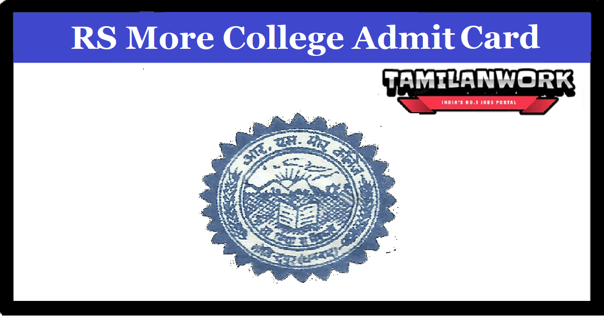 RS More College Admit Card