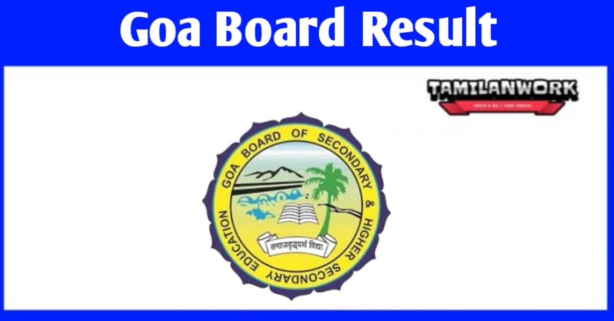 Goa Board Class 10th Term 1 Result 2023