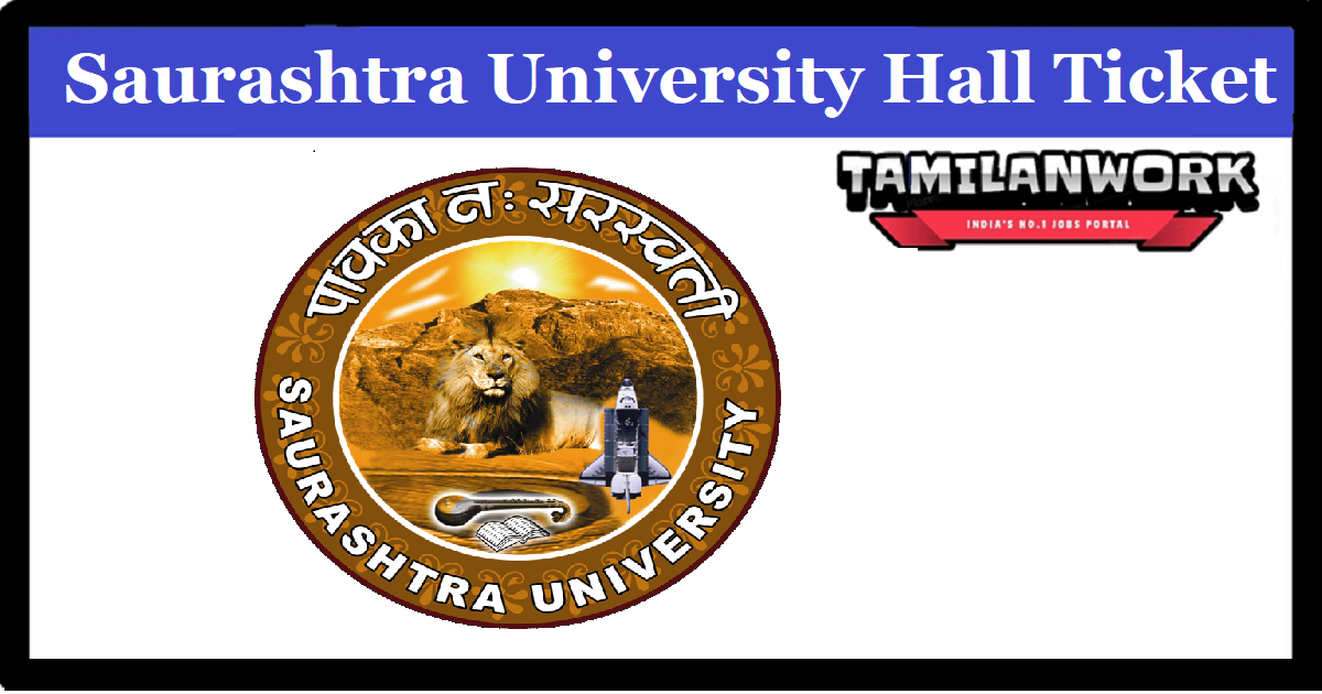 Saurashtra University External BA 6th Sem Hall Ticket 