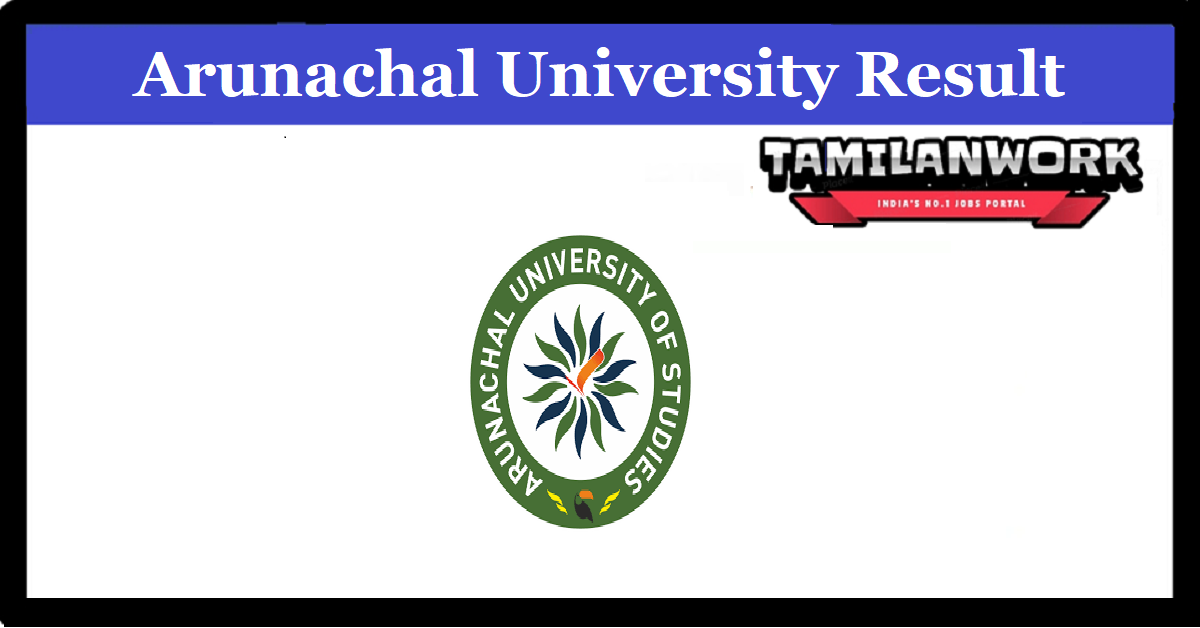Arunachal University Exam Result
