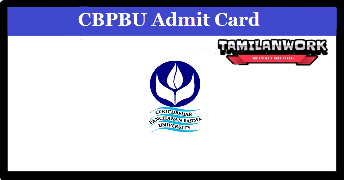 CBPBU UG 1st Sem Admit Card