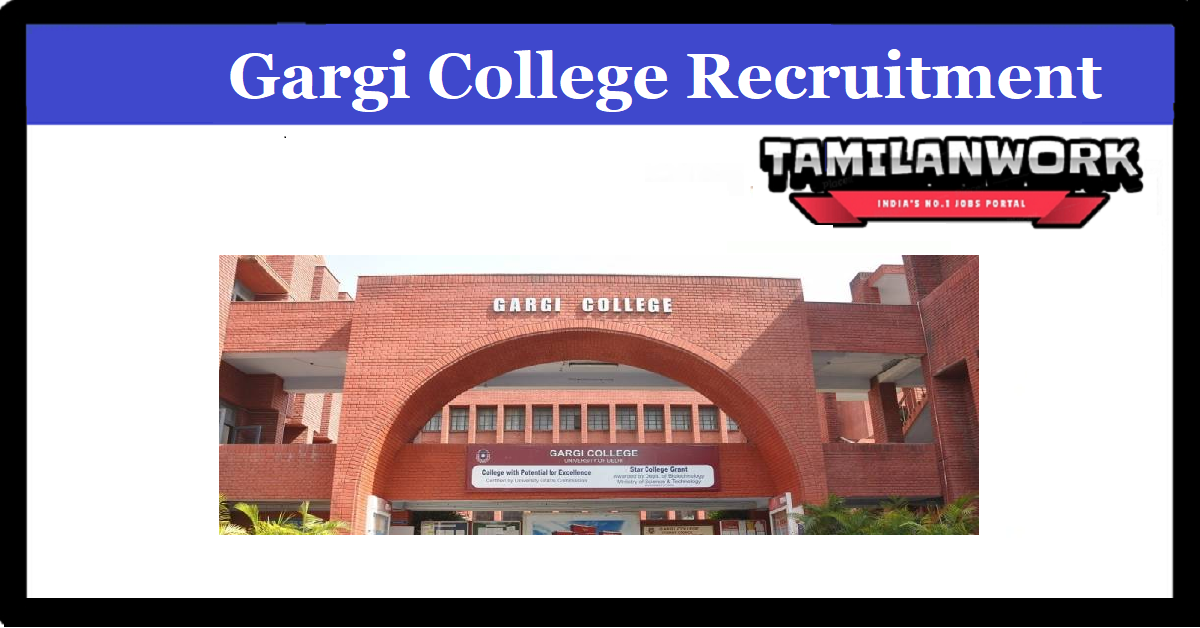 Gargi College Delhi Recruitment