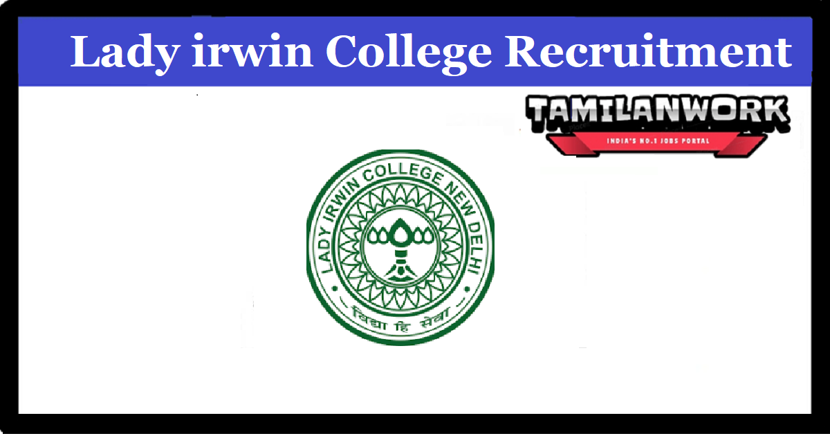 Lady Irwin College Delhi Recruitment 