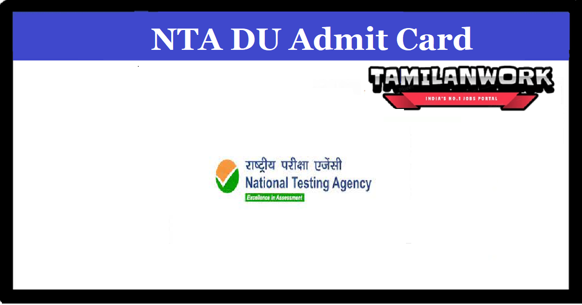 NTA DU Non-Teaching Admit Card 2023