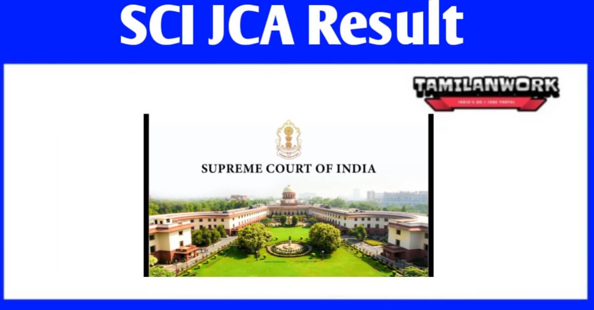 SCI JCA Result 2022-2023