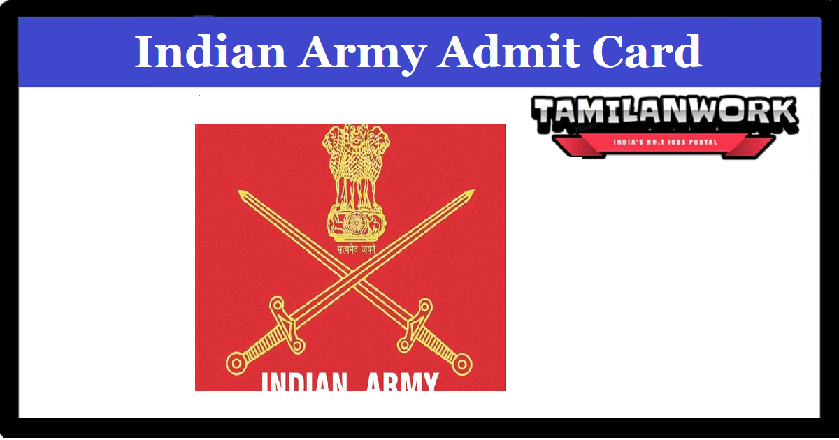 Indian Army Nursing Assistant Admit Card