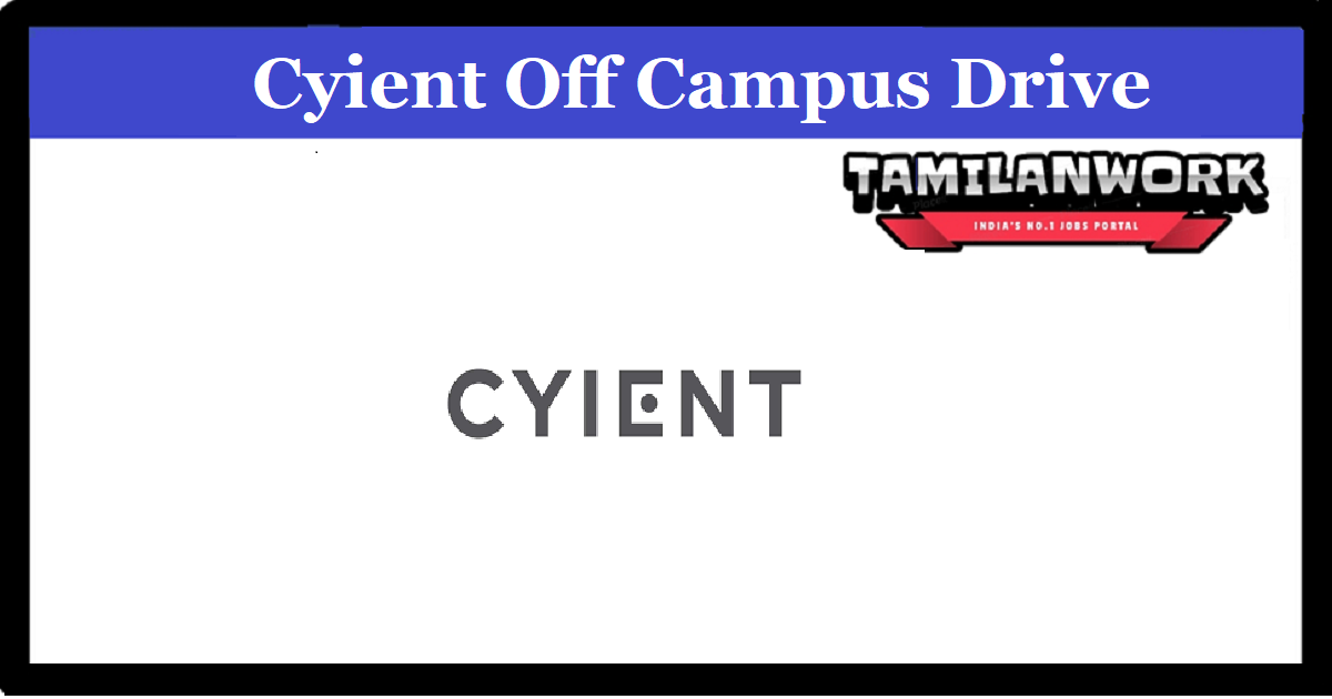Cyient Off Campus Drive