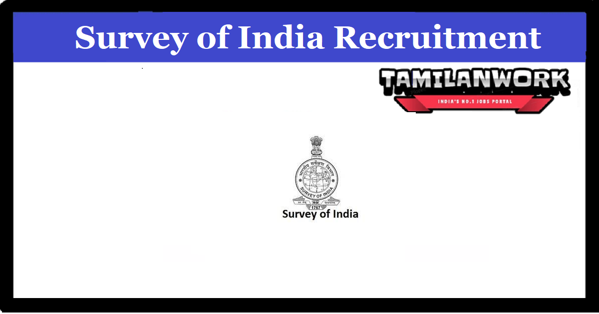 Survey of India Recruitment