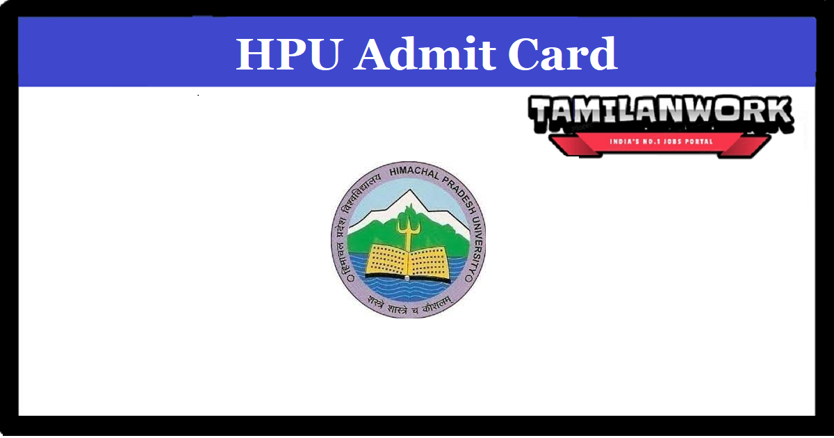 HPU Admit Card