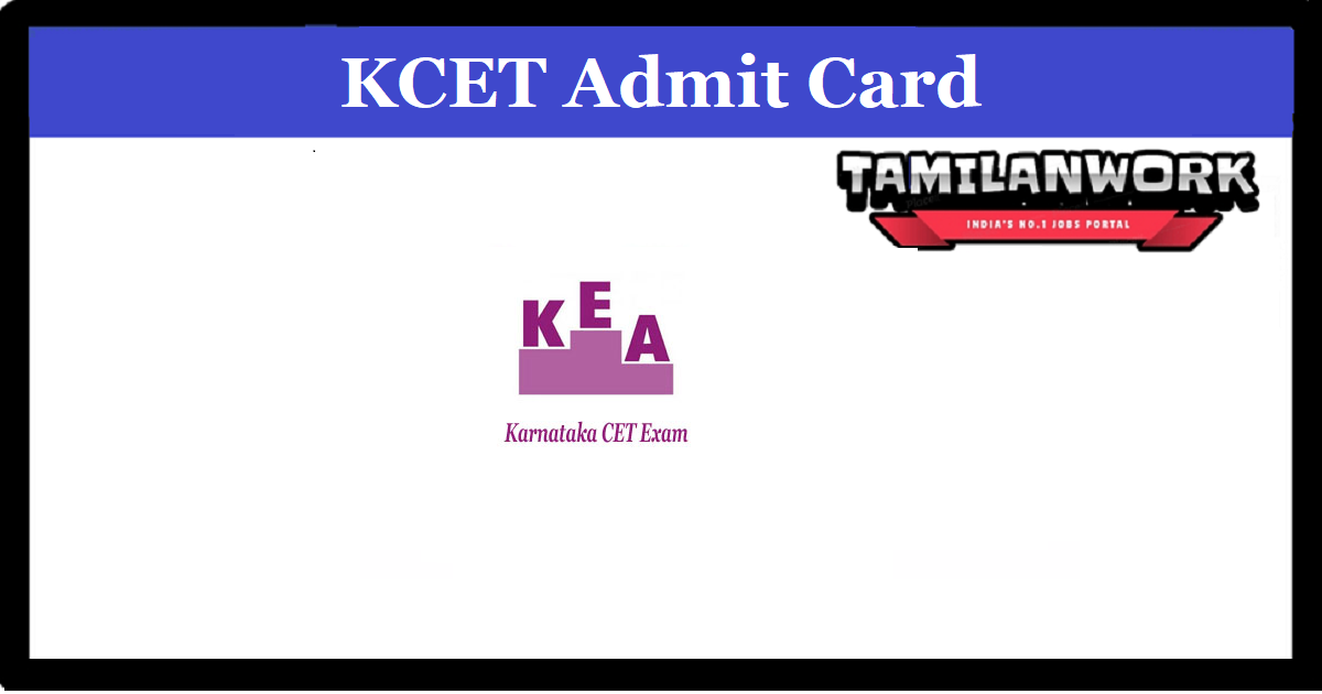 KCET Admit Card