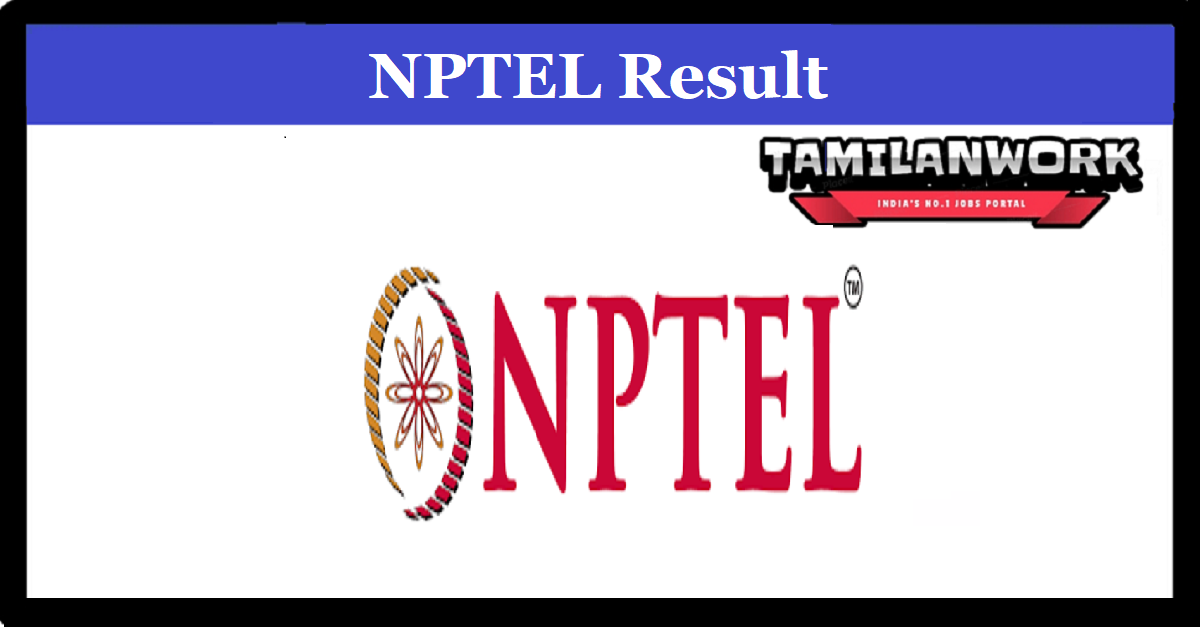 NPTEL Swayam April Exam Result 2023