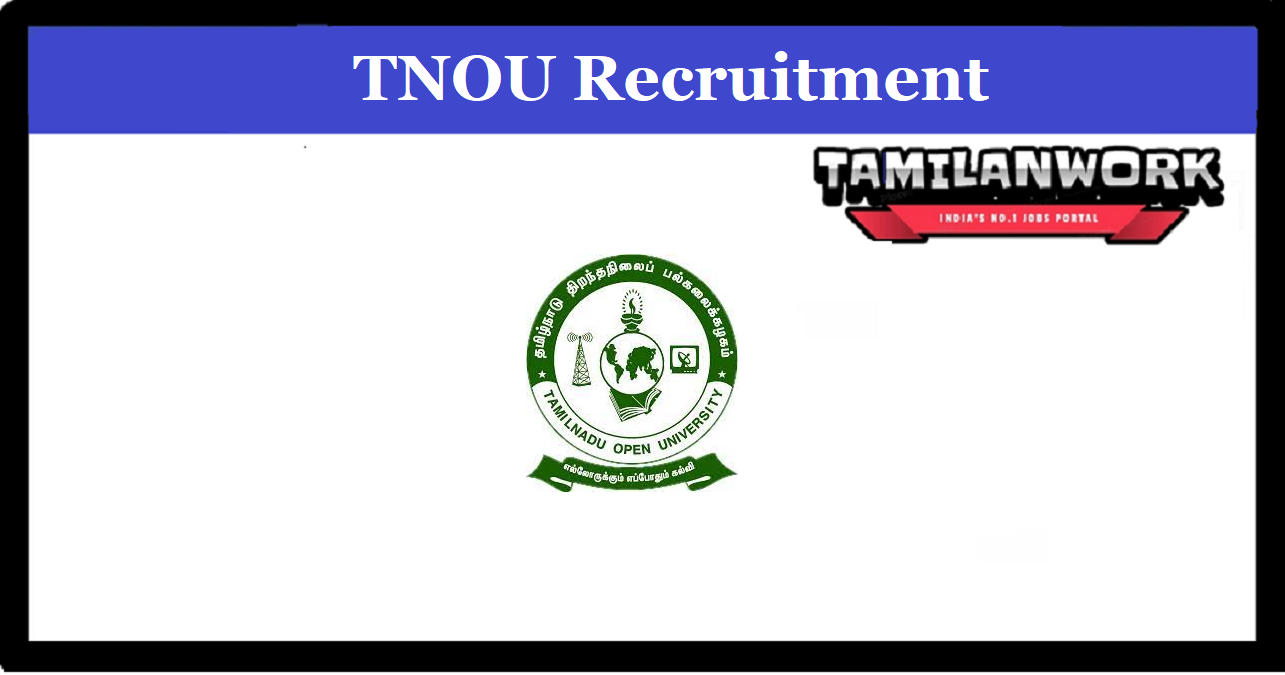TNOU Recruitment