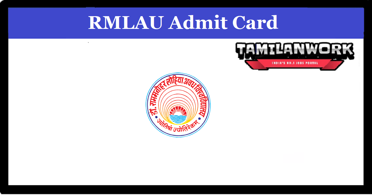 RMLAU 2nd sem Admit Card