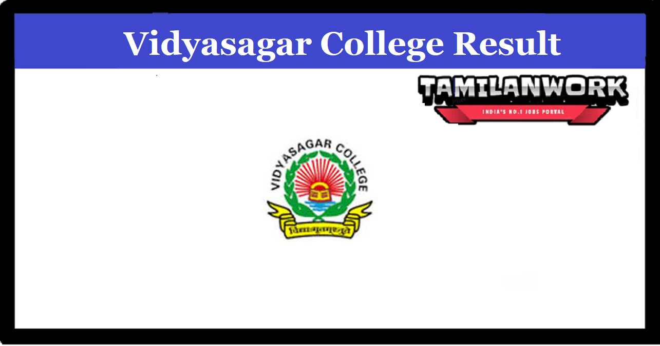 Vidyasagar College Merit List