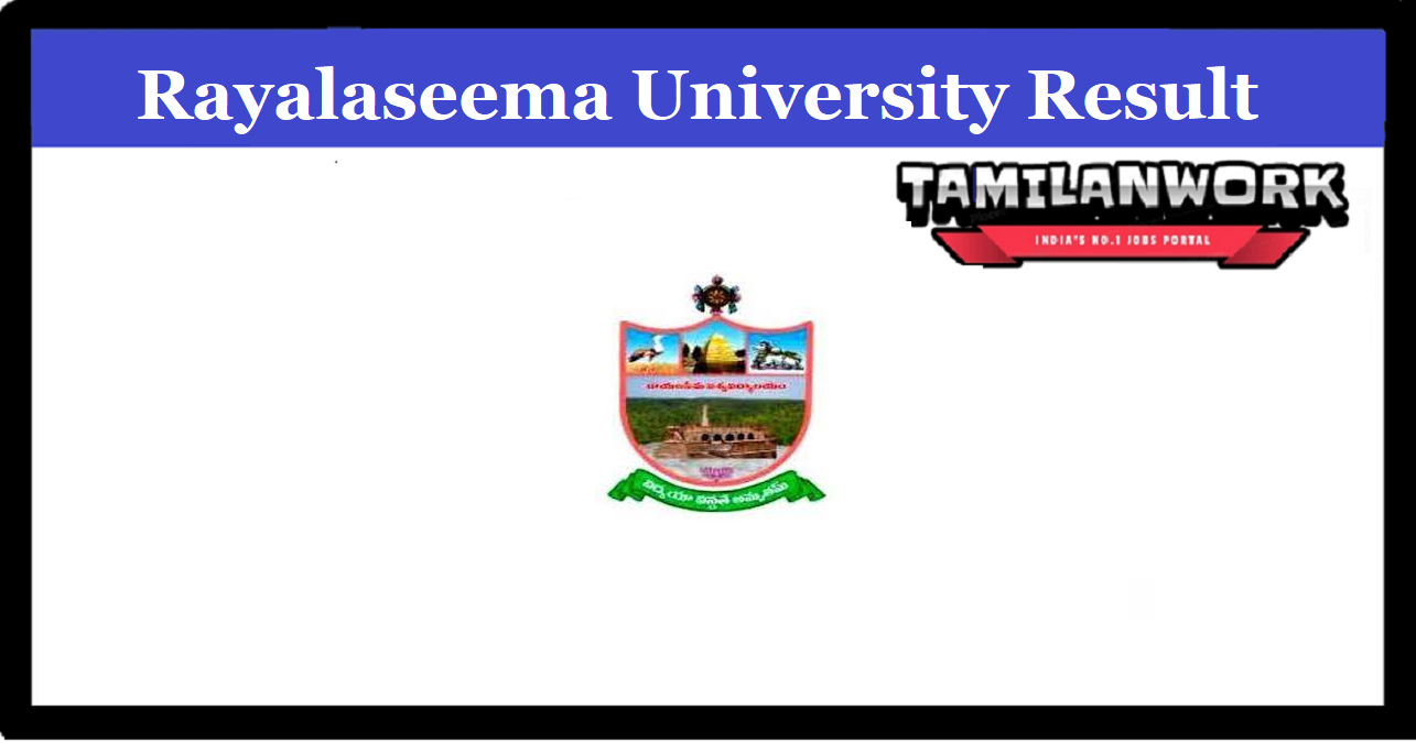 Rayalaseema University 4th Sem Result