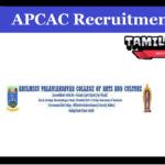 APCAC Recruitment 2023 Apply 37 Lab Assistant Posts APCAC Recruitment