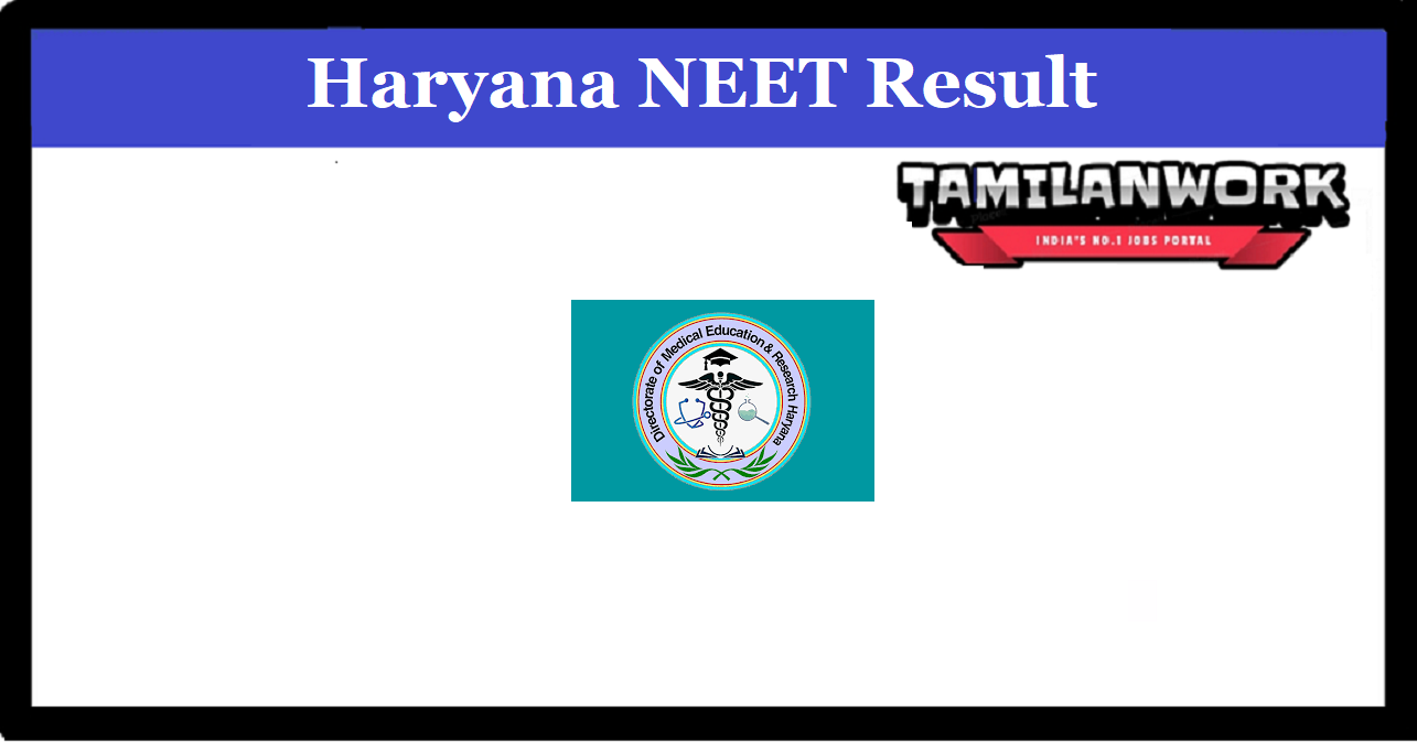 Haryana NEET 3rd Round Seat Allotment Result