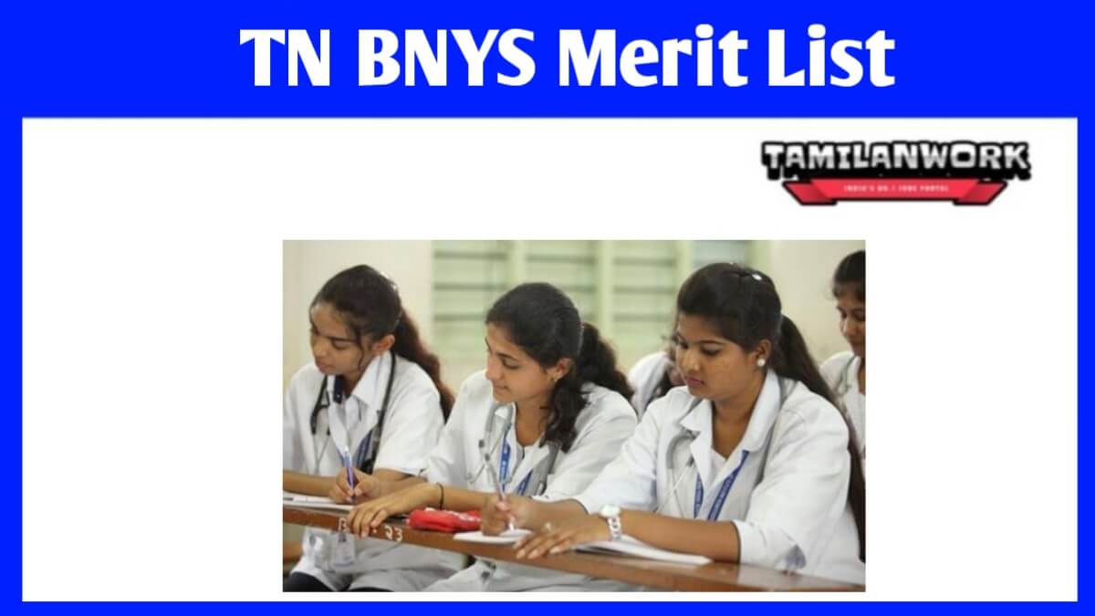 TN BNYS Rank List 2023