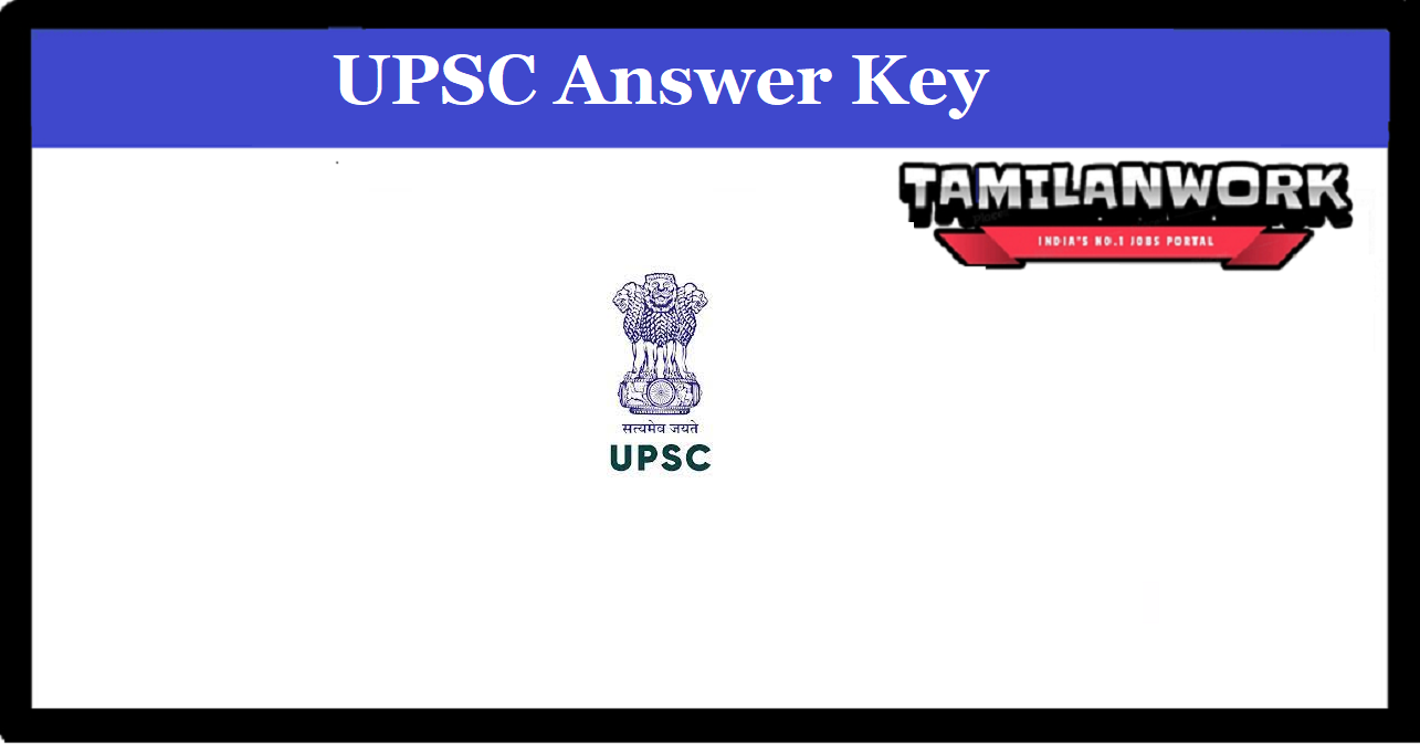 UPSC CBI Public Prosecutor Answer Key