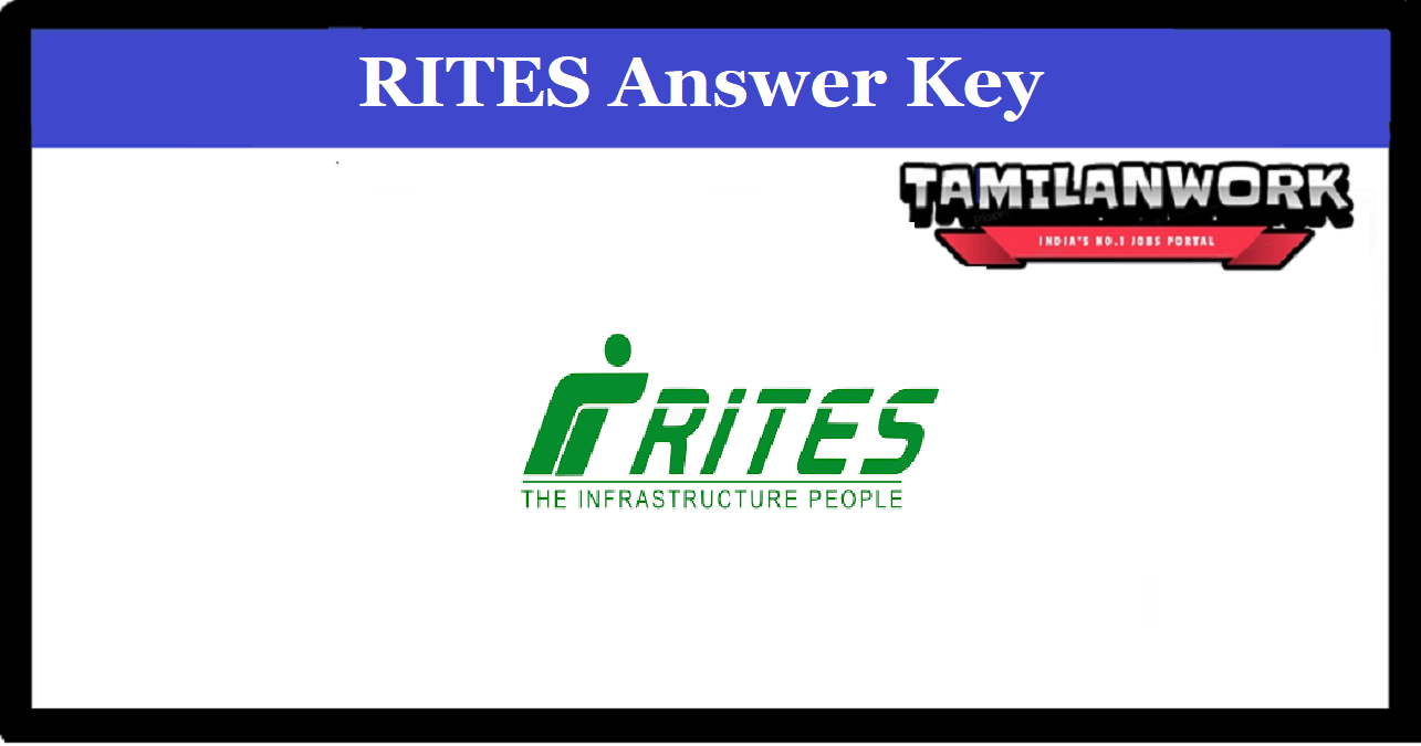 RITES Junior Assistant Answer Key